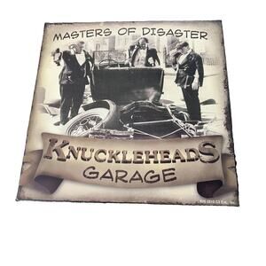 Three Stooges Master Of Disaster Metal Wall Hanging 12x12